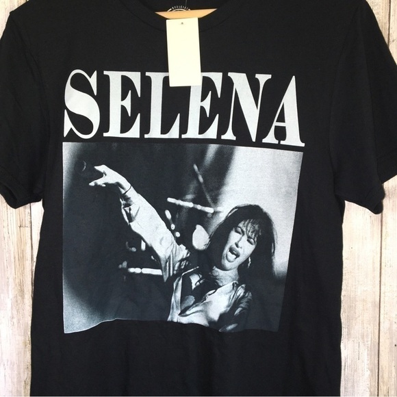 NWT Selena Black Tee - Picture 2 of 5